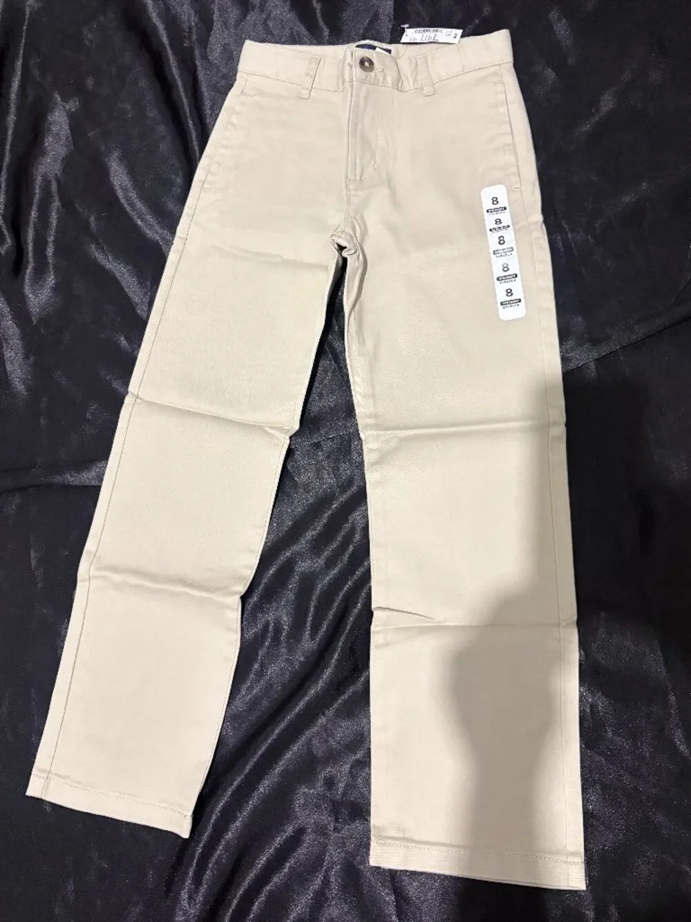 Children's Place Boys Khaki Pants Size 8 brand new